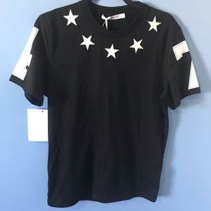 Givenchy Men's Star & Numbers Jersey T-Shirt